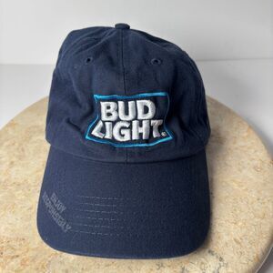 BUD LIGHT Adjustable‎ Strap Back Cap Quake City Caps One Size Fits Most